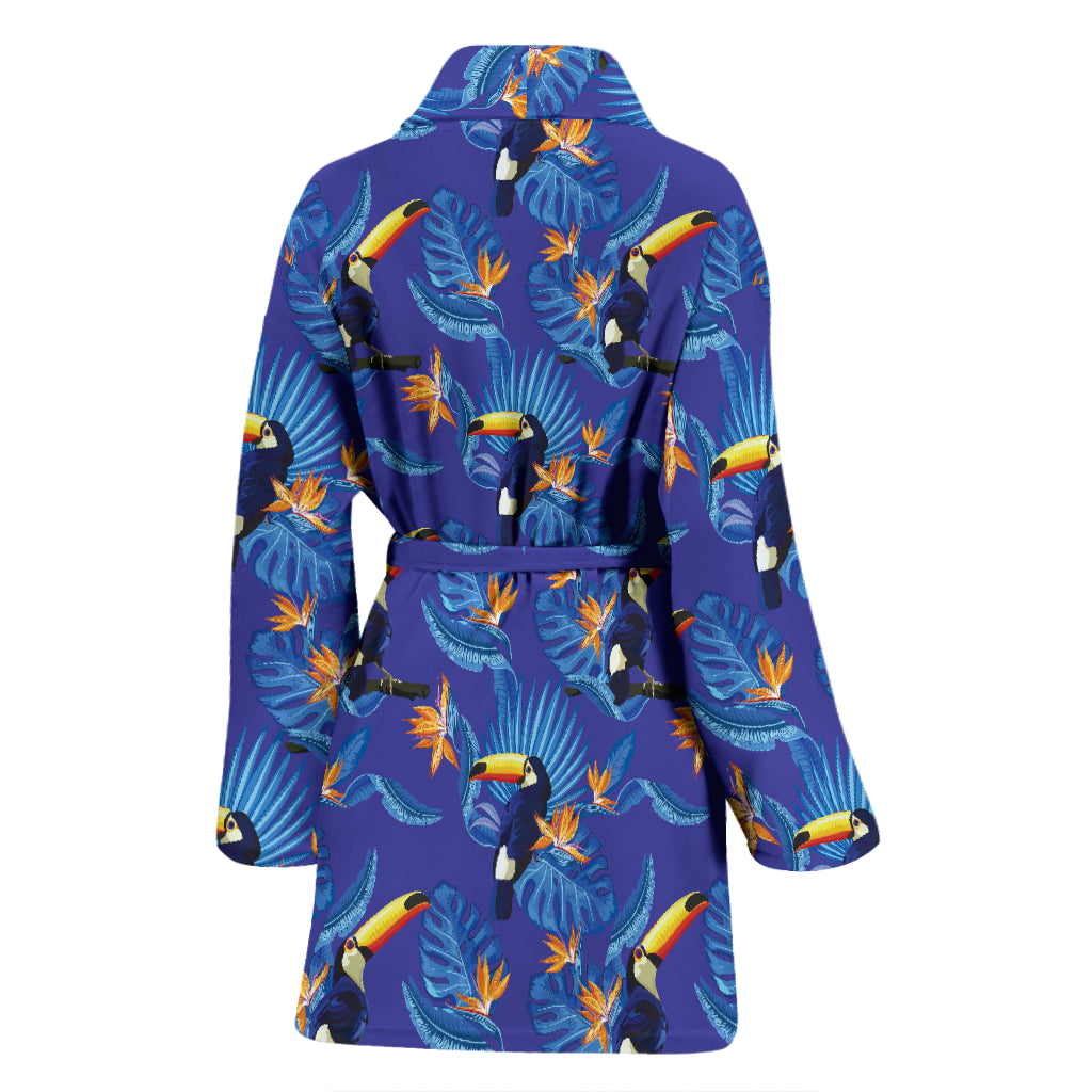 Toucan Print Design LKS306 Women Bathrobe