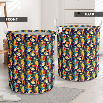 Parrot Themed Design Laundry Basket
