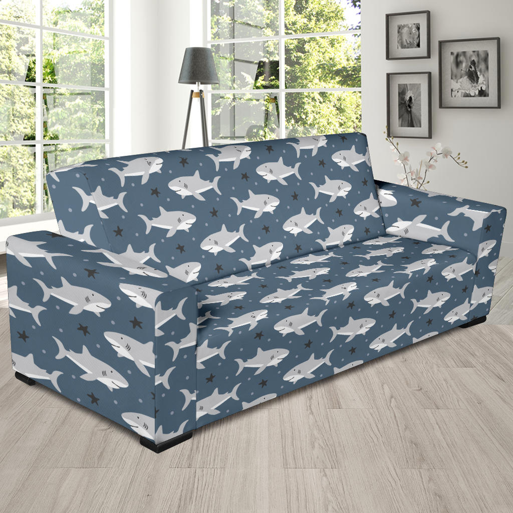 Shark Print Design LKS305 Sofa Slipcover