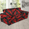 Lobster Pattern Print Design 04 Sofa Slipcover