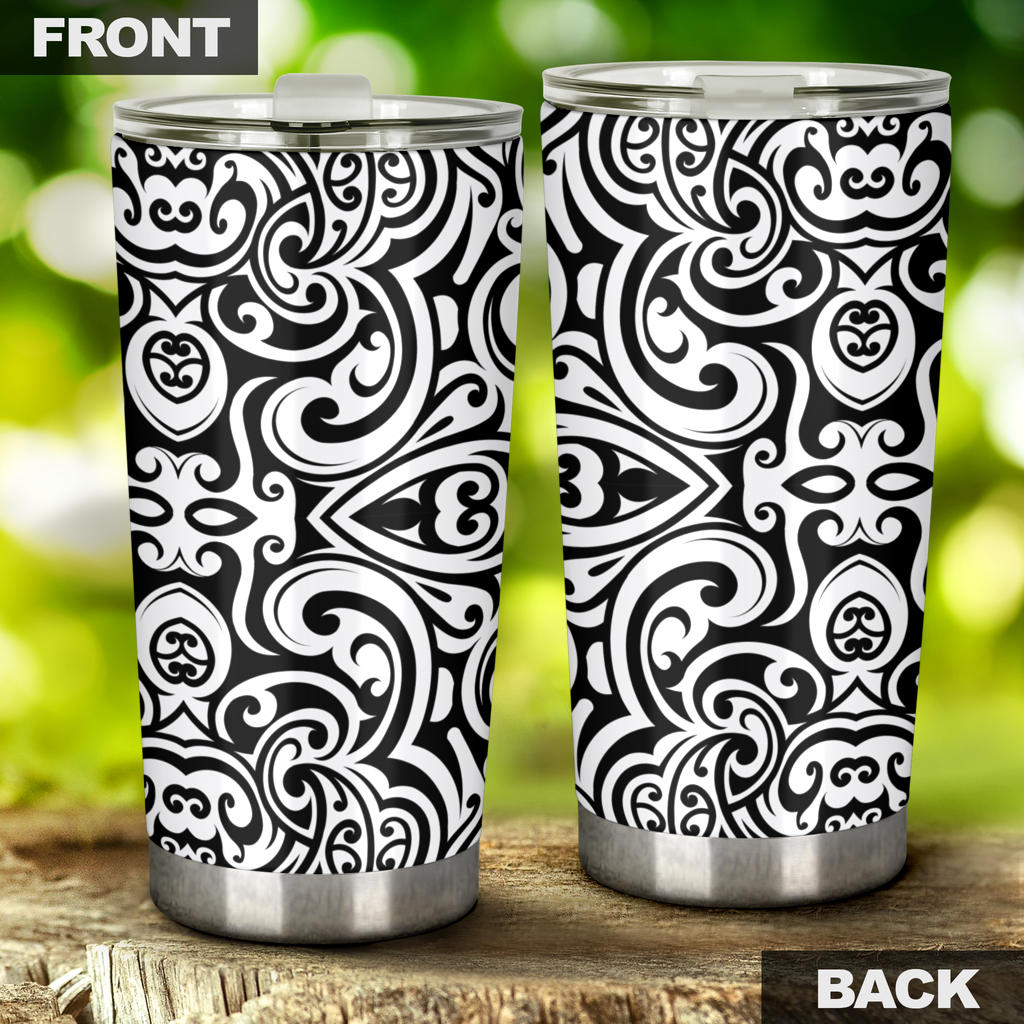 Polynesian Tattoo Pattern Tumbler