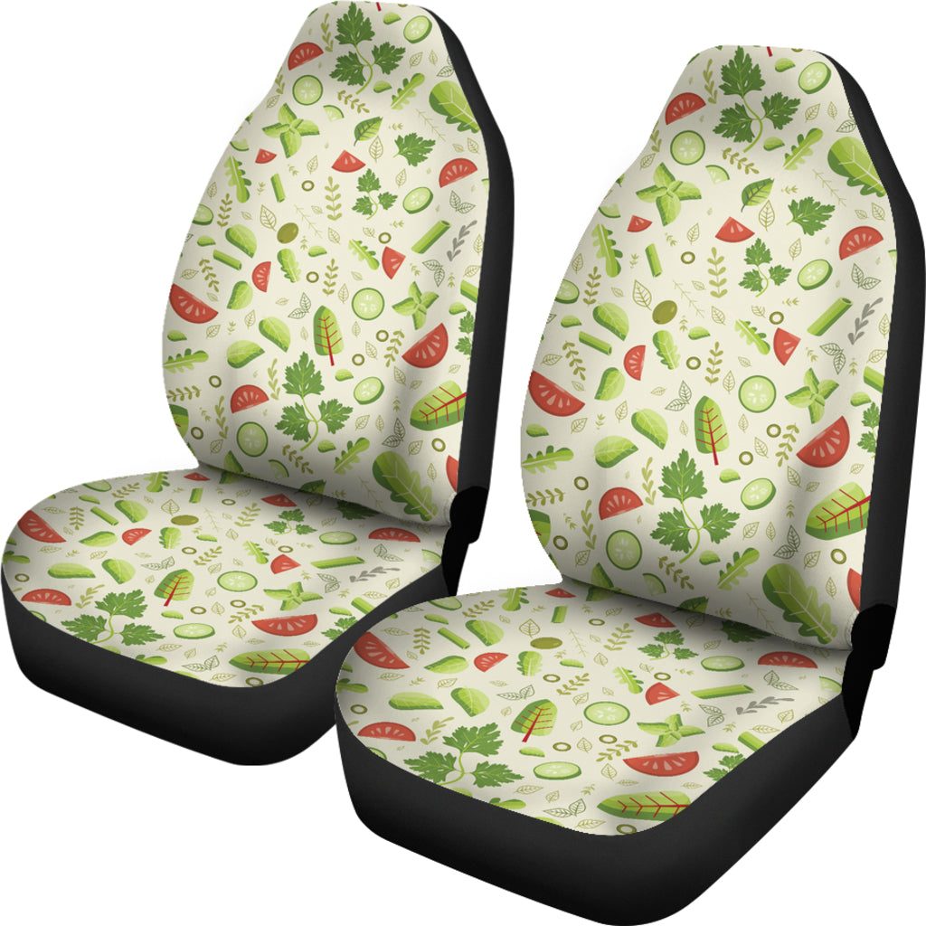 Salad Vegetable Print Design LKS302 Car Seat Covers