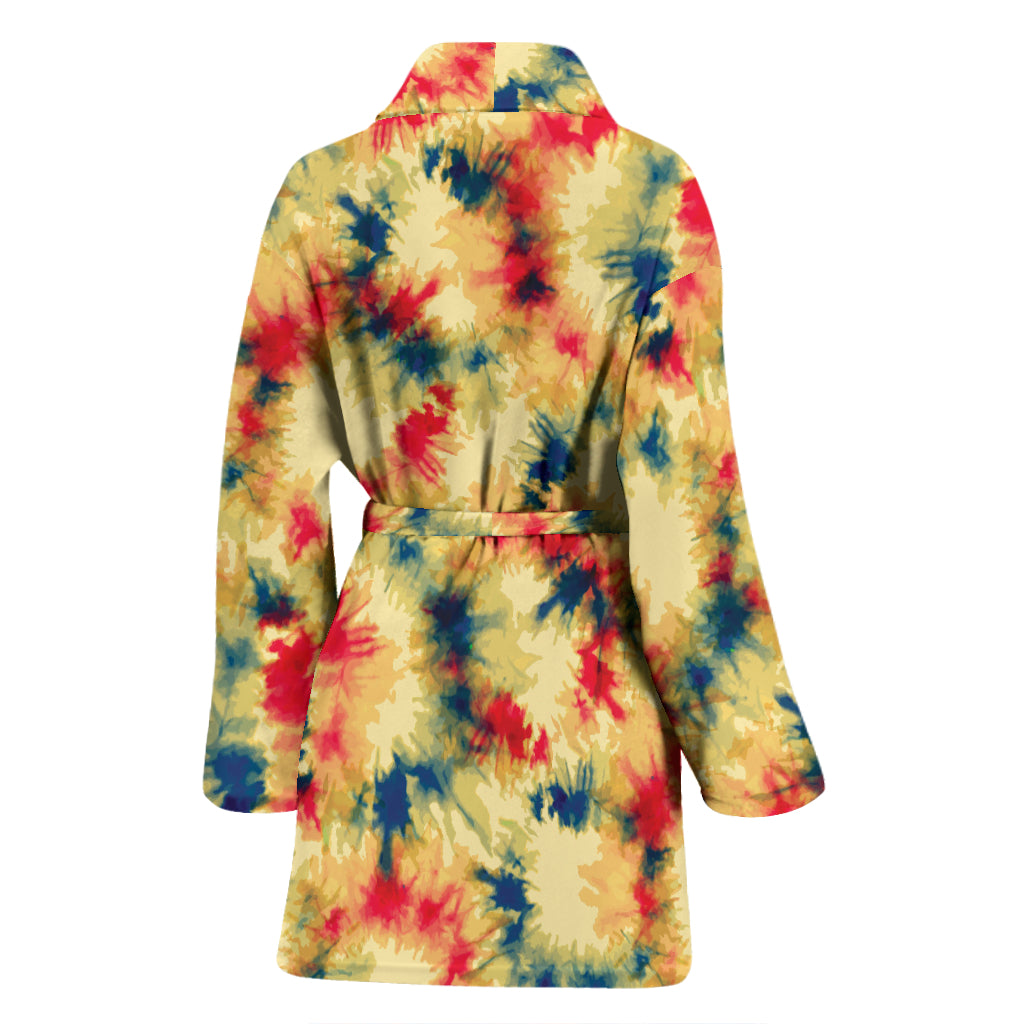 Tie Dye Print Design LKS302 Women Bathrobe