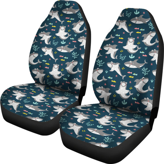 Shark Print Design LKS307 Car Seat Covers