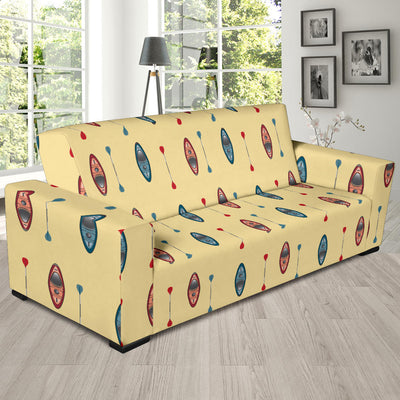 Kayak Pattern Print Design 02 Sofa Slipcover