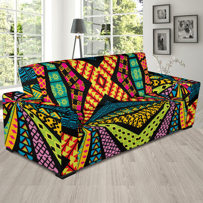 Kaleidoscope Pattern Print Design 05 Sofa Slipcover