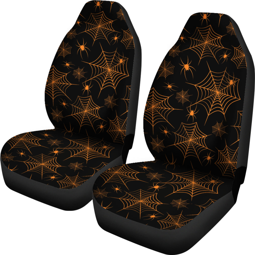 Spider Web Print Design LKS306 Car Seat Covers