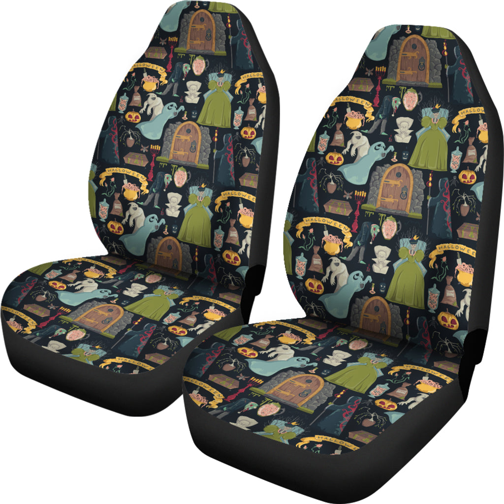 Creepy Halloween Print Design LKS304 Car Seat Covers