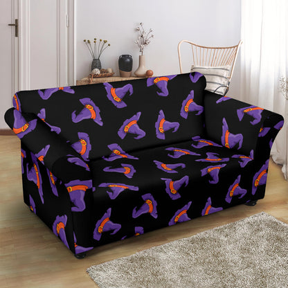 Witch Hat Print Design LKS304 Loveseat Couch Slipcover