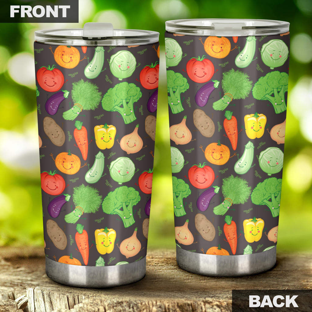 Vegan Funny Themed Design Print Tumbler