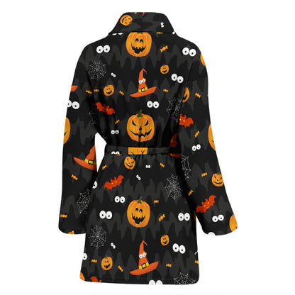 Halloween Print Design LKS405 Women Bathrobe