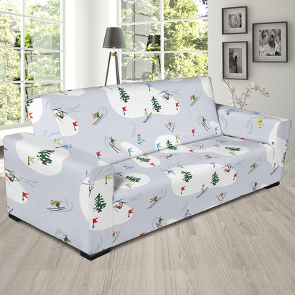 Ski Print Design LKS305 Sofa Slipcover