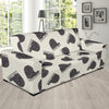 Piano Pattern Print Design 04 Sofa Slipcover