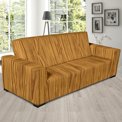 Wood Texture Print Design LKS301 Sofa Slipcover