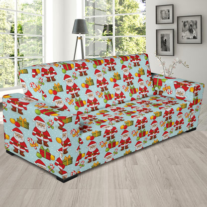 Santa Christmas Themed Print Design LKS303 Sofa Slipcover