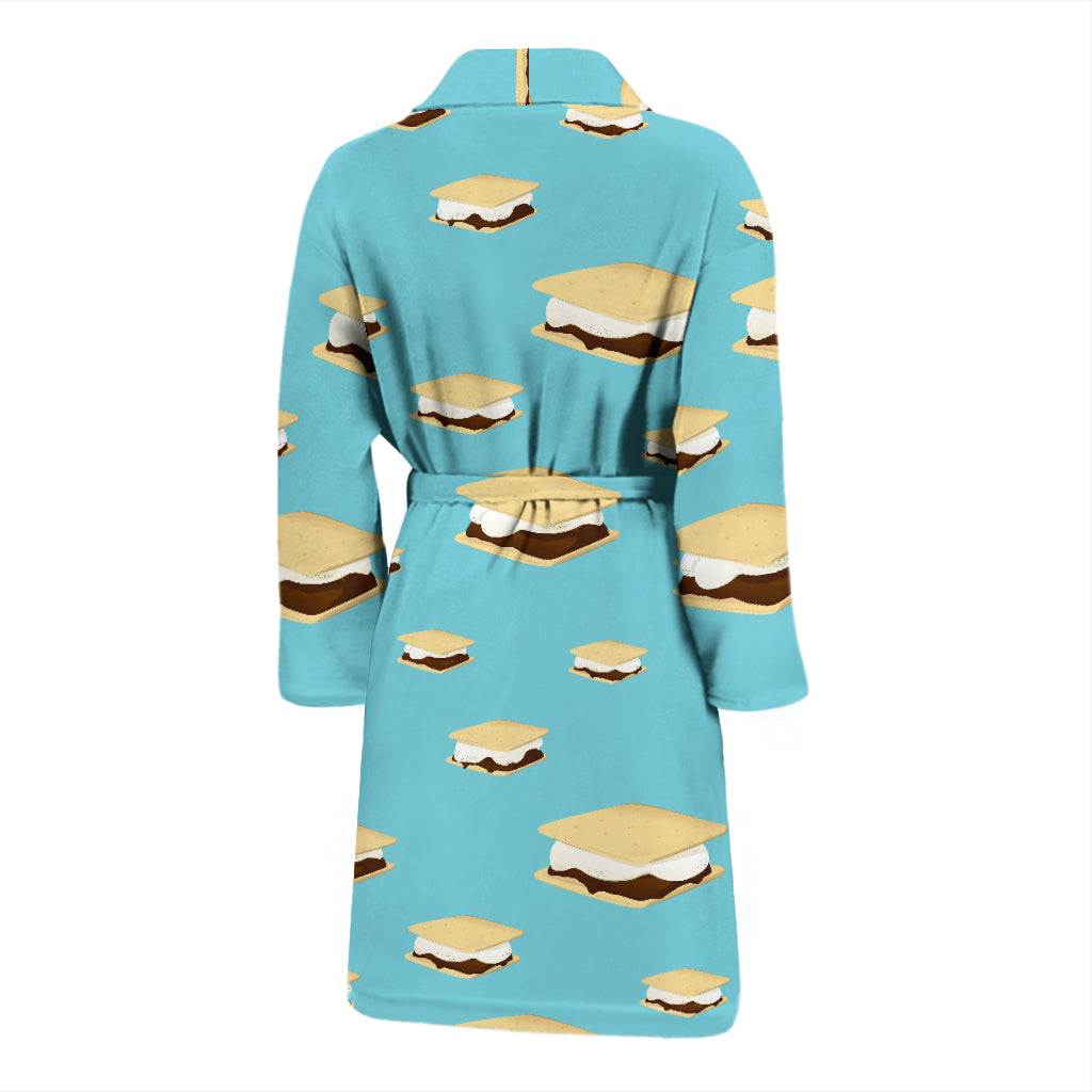 S_Mores Print Design LKS302 Men Bathrobe