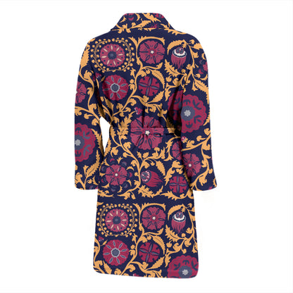 Suzani Print Design LKS303 Men Bathrobe