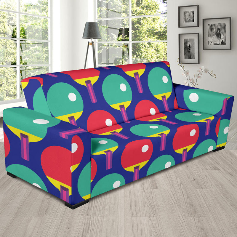 Ping Pong Pattern Print Design A03 Sofa Slipcover