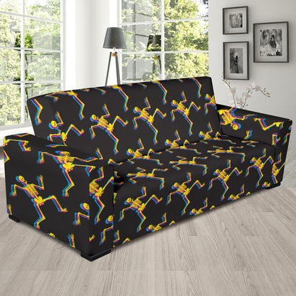 Skeleton Skeleton 3D Print Design LKS301 Sofa Slipcover