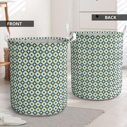 Swedish Design Pattern Laundry Basket