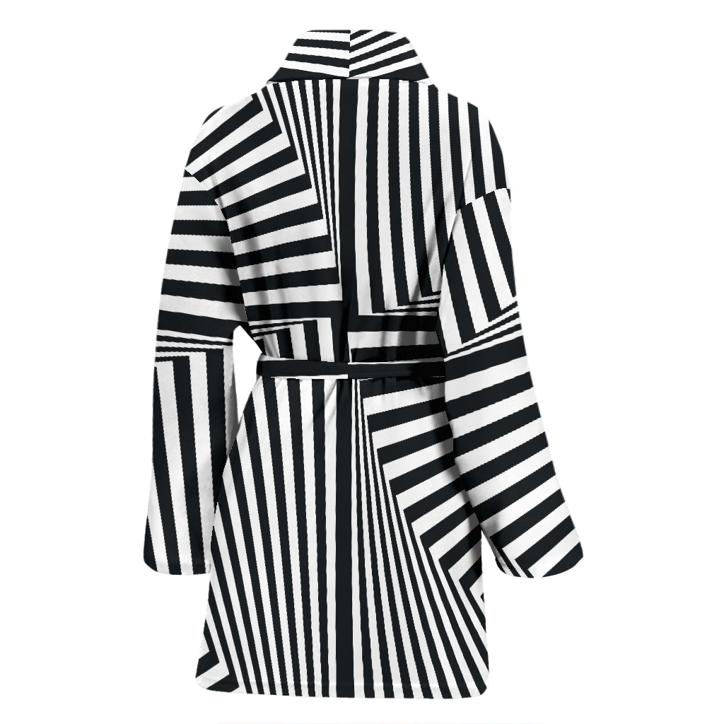 Vortex Print Design LKS302 Women Bathrobe