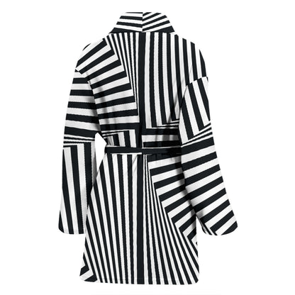 Vortex Print Design LKS302 Women Bathrobe