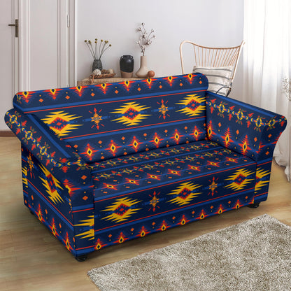 Southwest Pattern Print Design LKS306 Loveseat Couch Slipcover