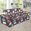 Book Pattern Print Design 01 Sofa Slipcover