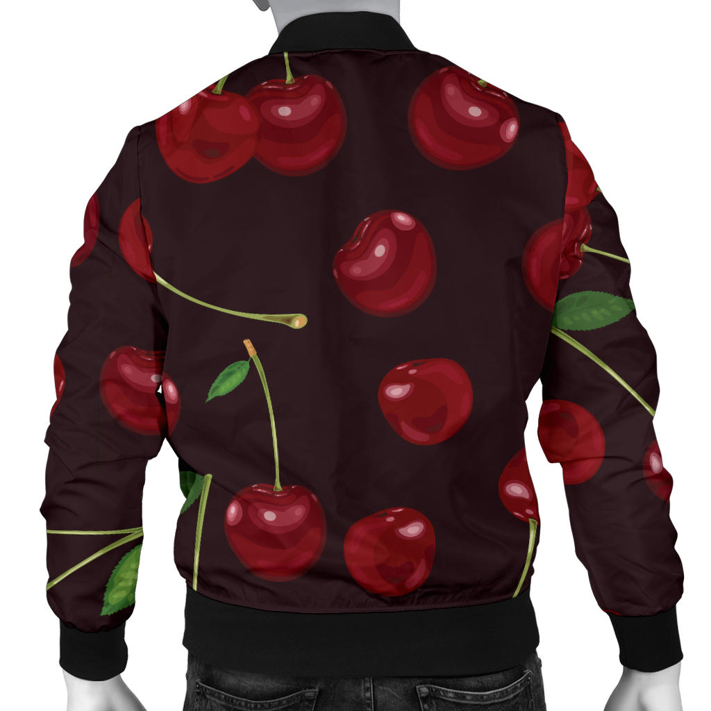 Cherry Fresh Pattern Men Bomber Jacket