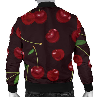 Cherry Fresh Pattern Men Bomber Jacket