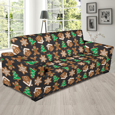 Gingerbread Pattern Print Design 02 Sofa Slipcover