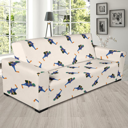 Scuba Driver Print Design LKS301 Sofa Slipcover