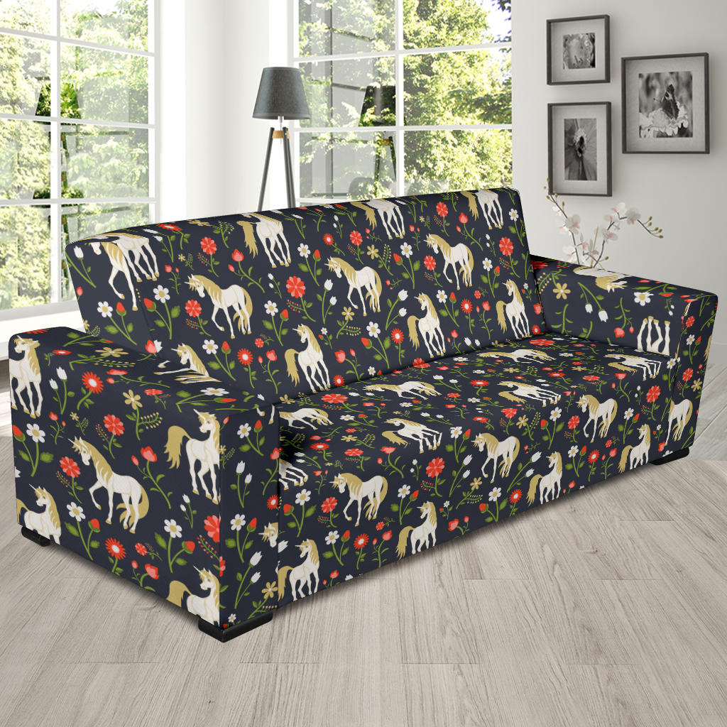 Unicorn Print Design LKS301 Sofa Slipcover
