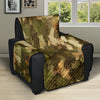 Camo Realistic Tree Texture Print Recliner Cover Protector