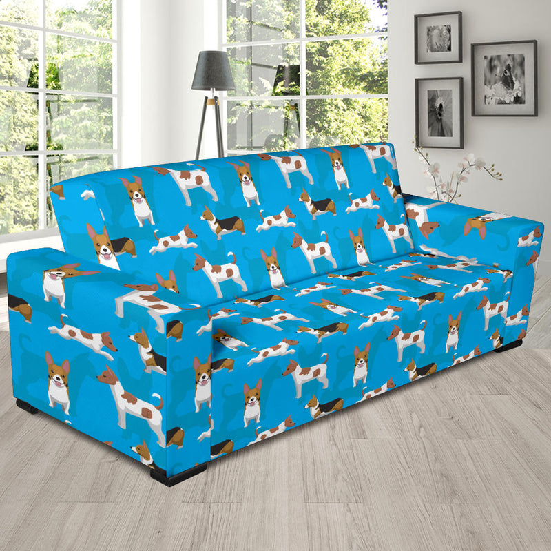 Cardigan Welsh Corgis Pattern Print Design 01 Sofa Slipcover