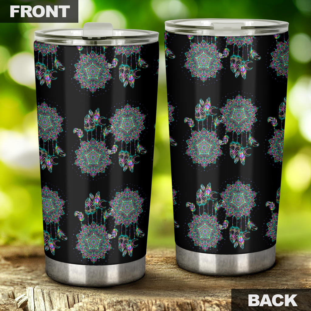 Dream Catcher Colorful Hand Draw Tumbler