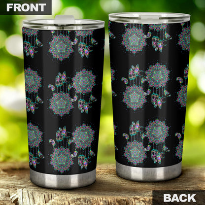 Dream Catcher Colorful Hand Draw Tumbler