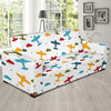 Airplane Pattern Print Design 06 Sofa Slipcover