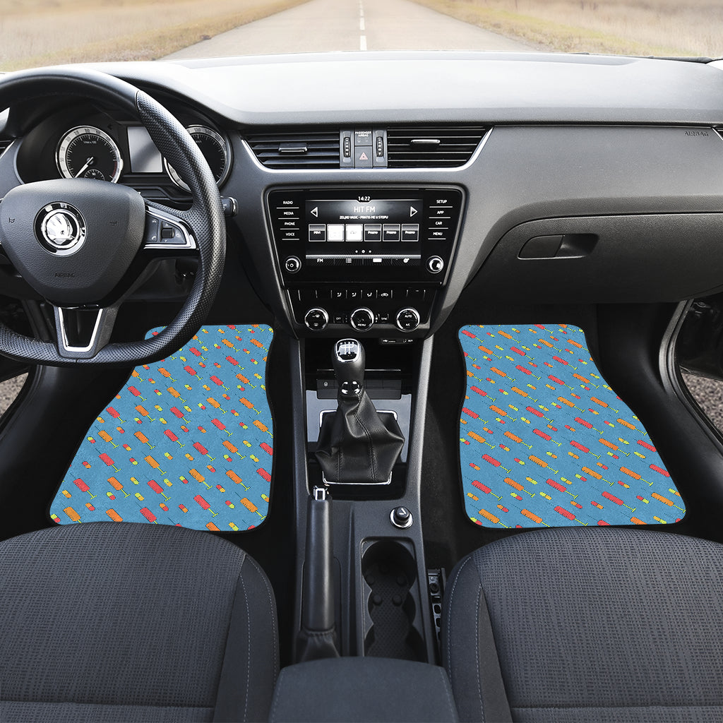 Phlebotomist Medical Pattern Car Floor Mats Front Back
