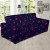 Cherry Pattern Print Design 02 Sofa Slipcover