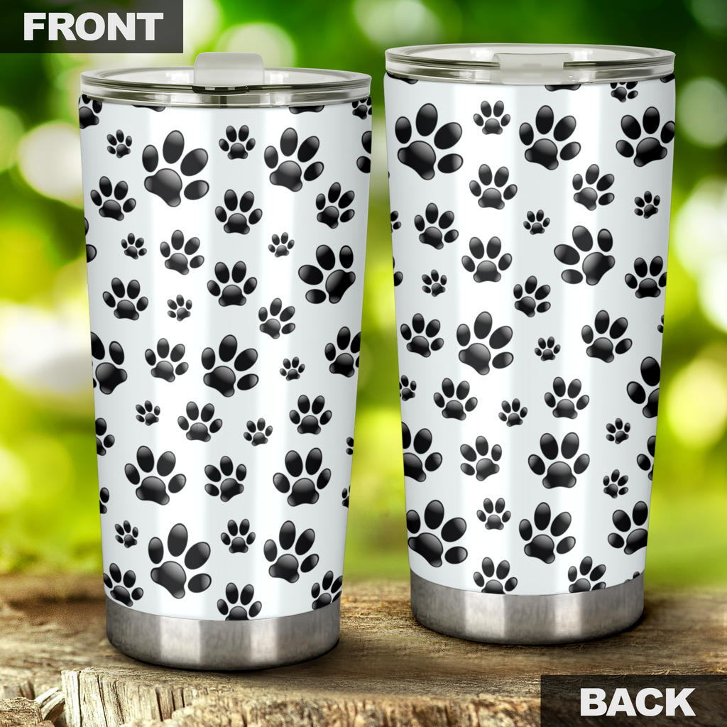 Paw Themed Print Tumbler