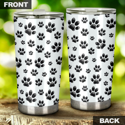 Paw Themed Print Tumbler