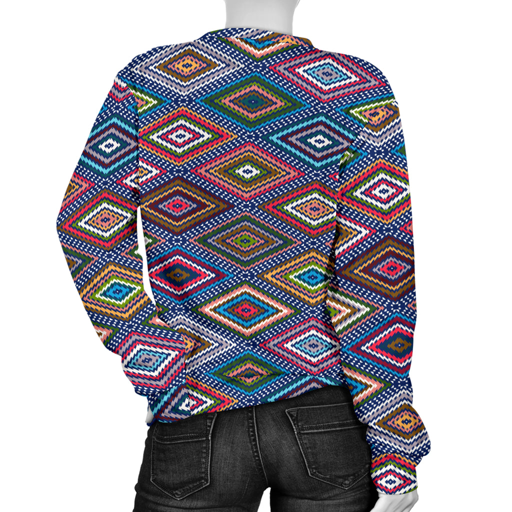 Southwestern Design Women Long Sleeve Sweatshirt