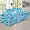 Medical Pattern Print Design 06 Sofa Slipcover