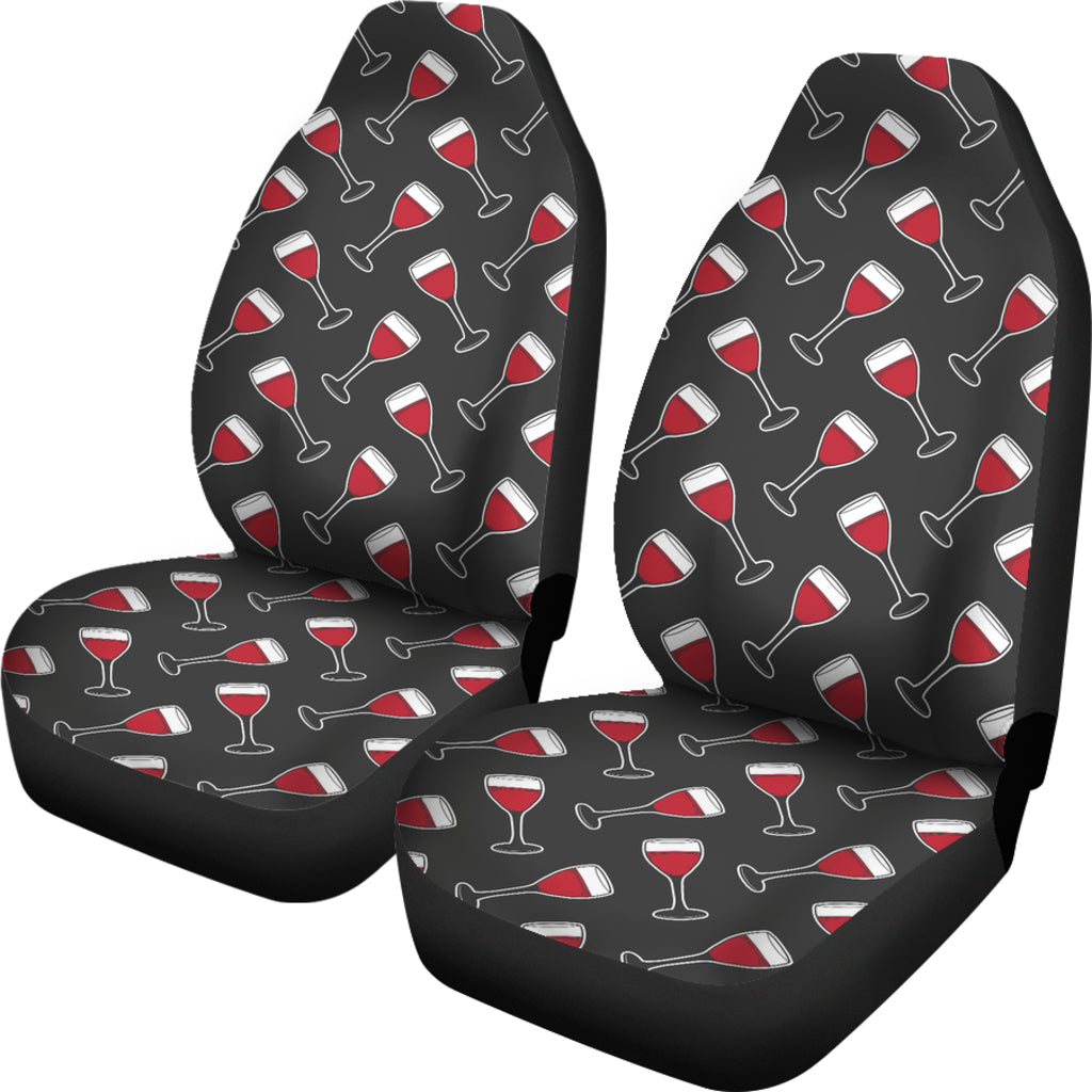 Wine Print Design LKS308 Car Seat Covers