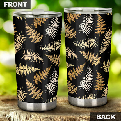 Fern Leave Bright Print Pattern Tumbler