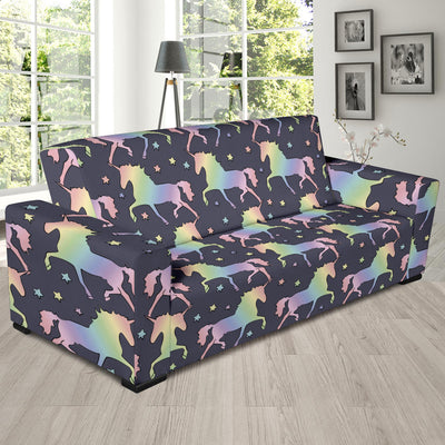 Rainbow Pattern Print Design A05 Sofa Slipcover