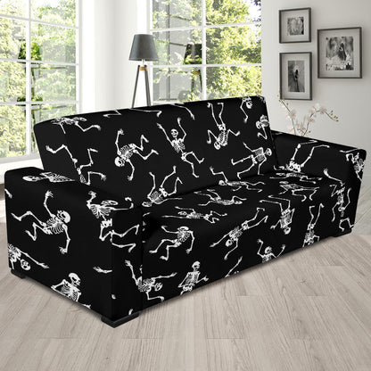 Skeleton Print Design LKS305 Sofa Slipcover