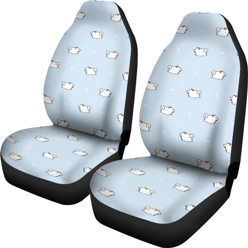 Samoyeds Print Design LKS302 Car Seat Covers