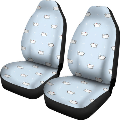 Samoyeds Print Design LKS302 Car Seat Covers